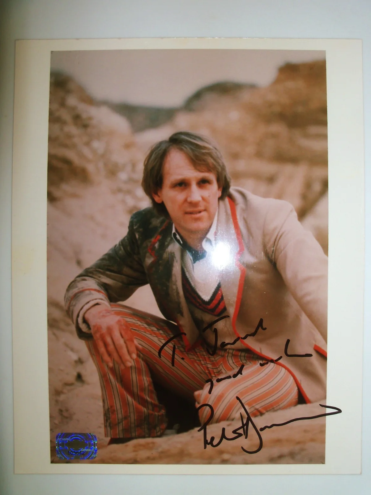 PETER DAVISON — PETER DAVISON Doctor Who Signed Autographed Photo 8X10 W/ Hologram/Serial #, image 2
