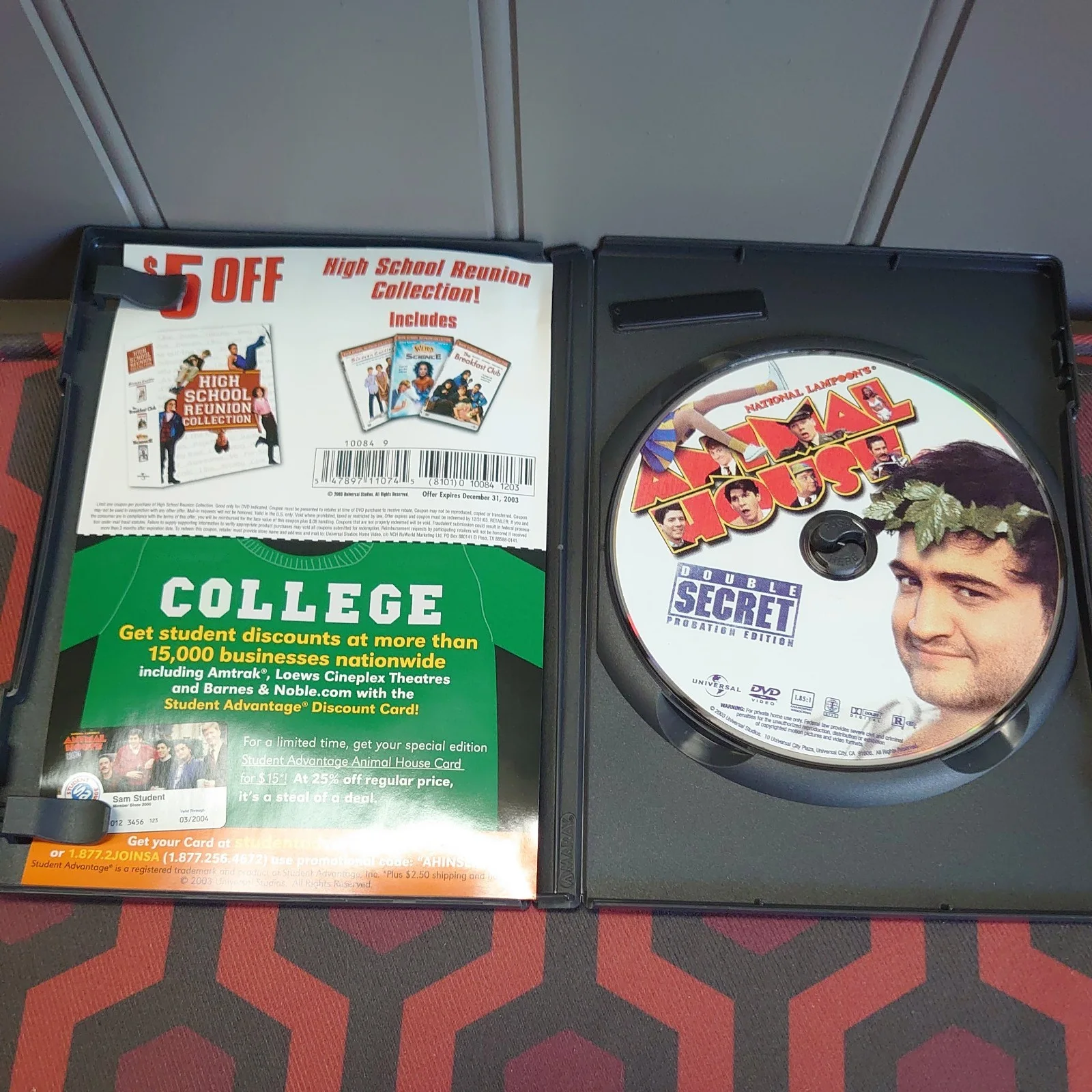 Animal House SIGNED John Landis Dvd Genuine Autograph Excellent Condition, изображение 3