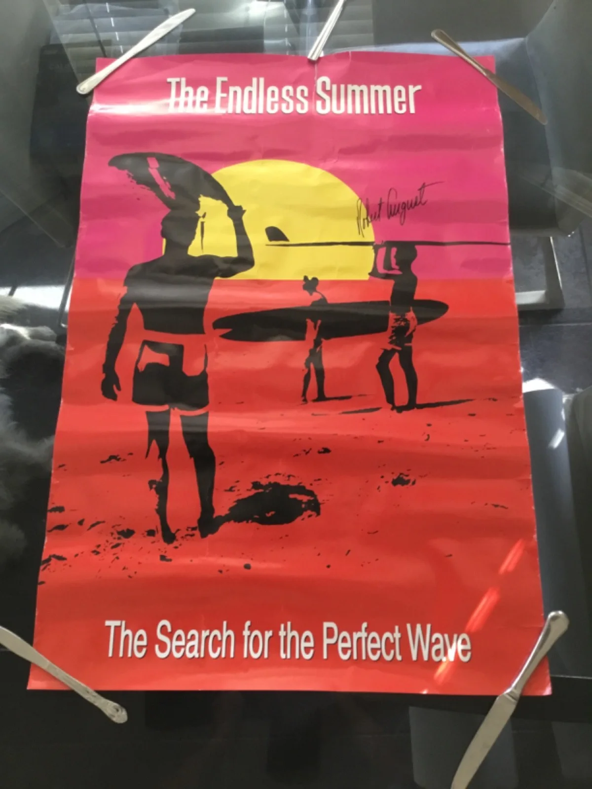 The Endless Summer Poster Hand Signed By Robert August, image 2