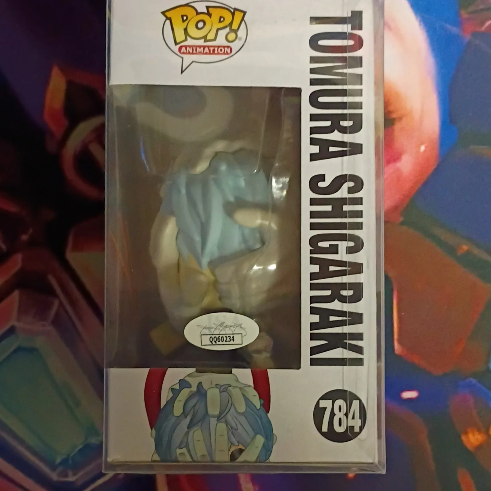 Funko Pop Tomura Shigaraki #784 My Hero Academia Autographed JSA Figurine, image 2