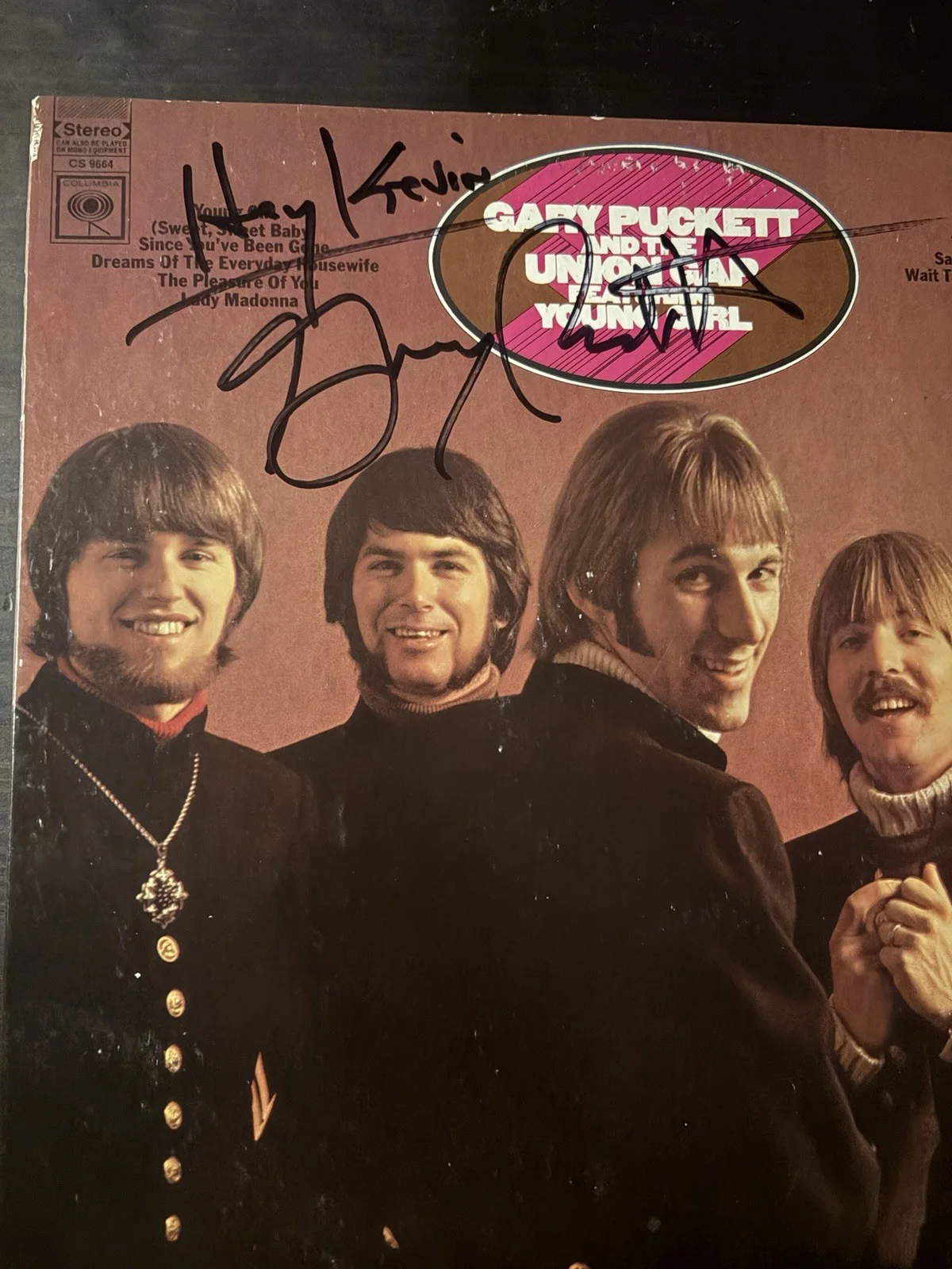 Gary Puckett & The Union Gap feat Young Girl LP signed by Gary Puckett Vinyl, изображение 2