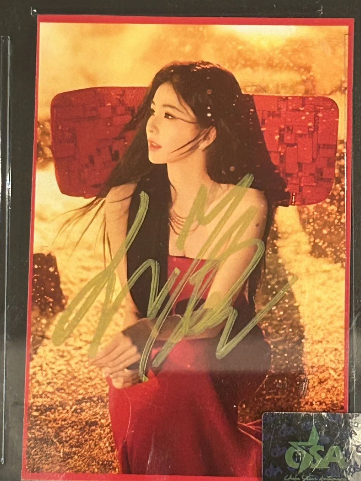 Bai Lu 白鹿 Signed Autograph CSA Certified Photo C-Drama Celebrity, изображение 2