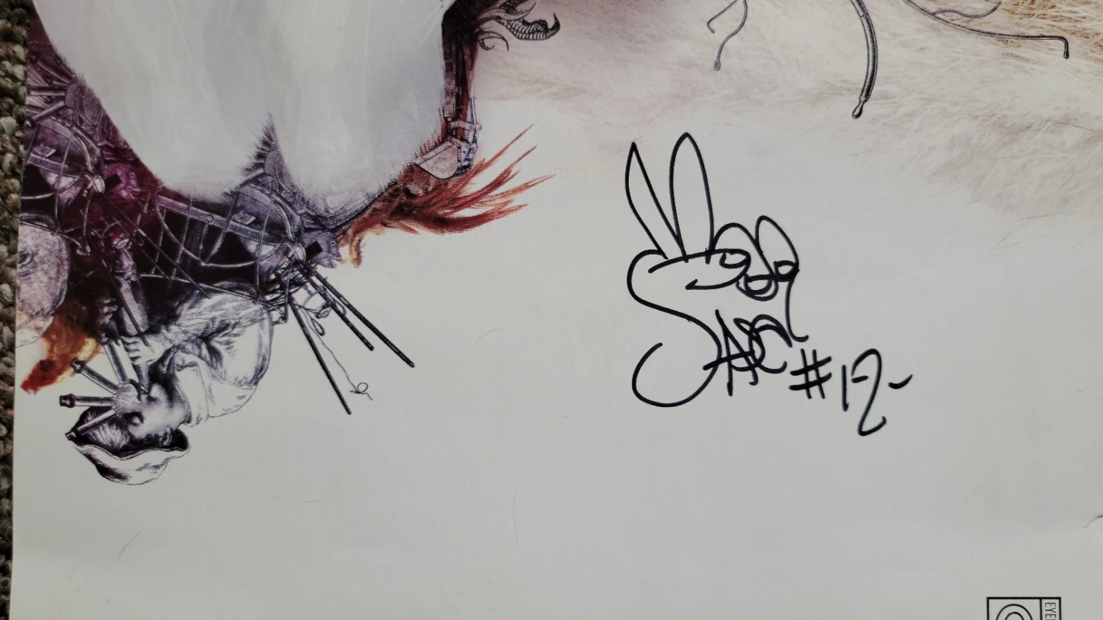 The Number Twelve Looks Like You Autographed Mongrel Poster, image 2