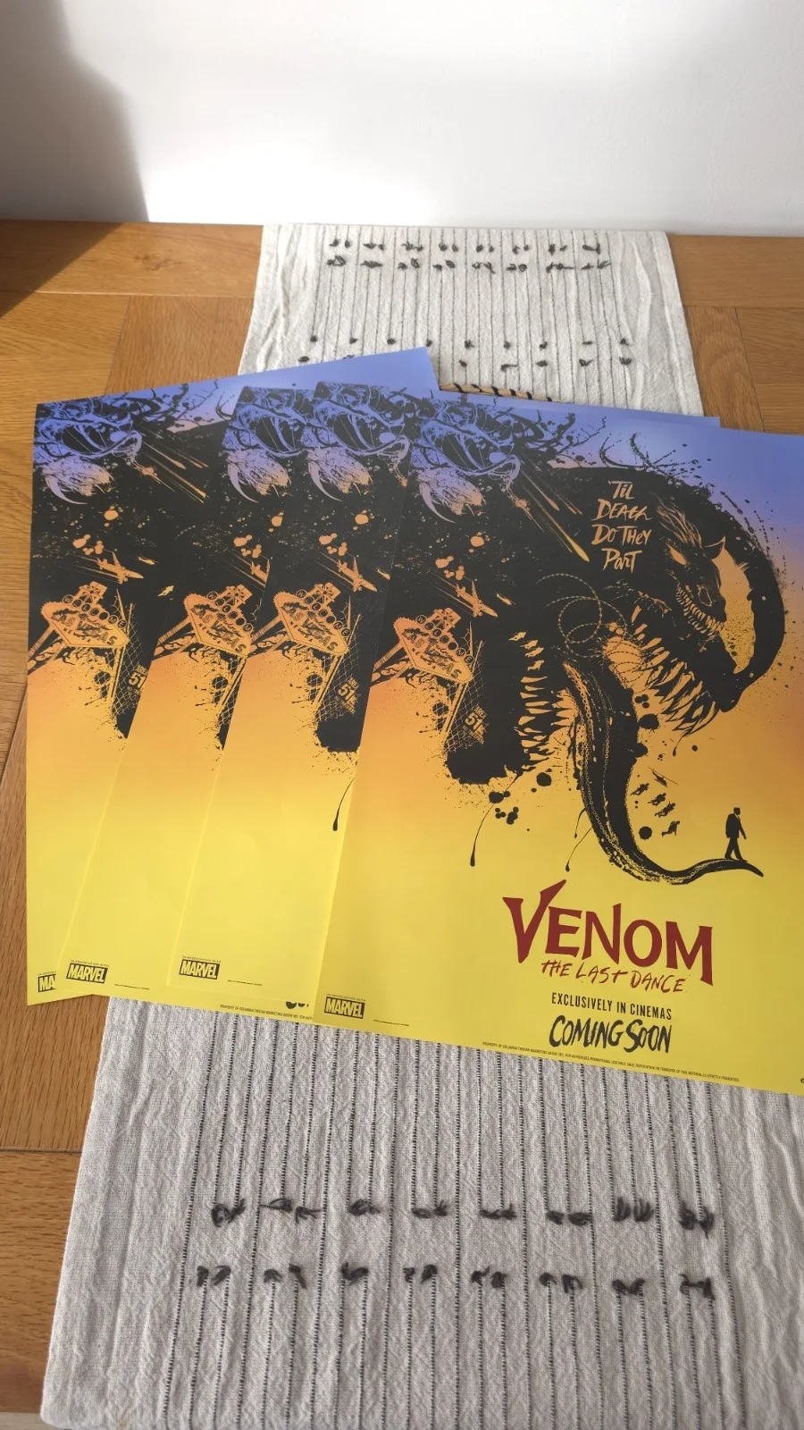 Marvel Venom The Last Dance Odeon Exclusive Movie Film Poster Tom Hardy 11X17", изображение 4