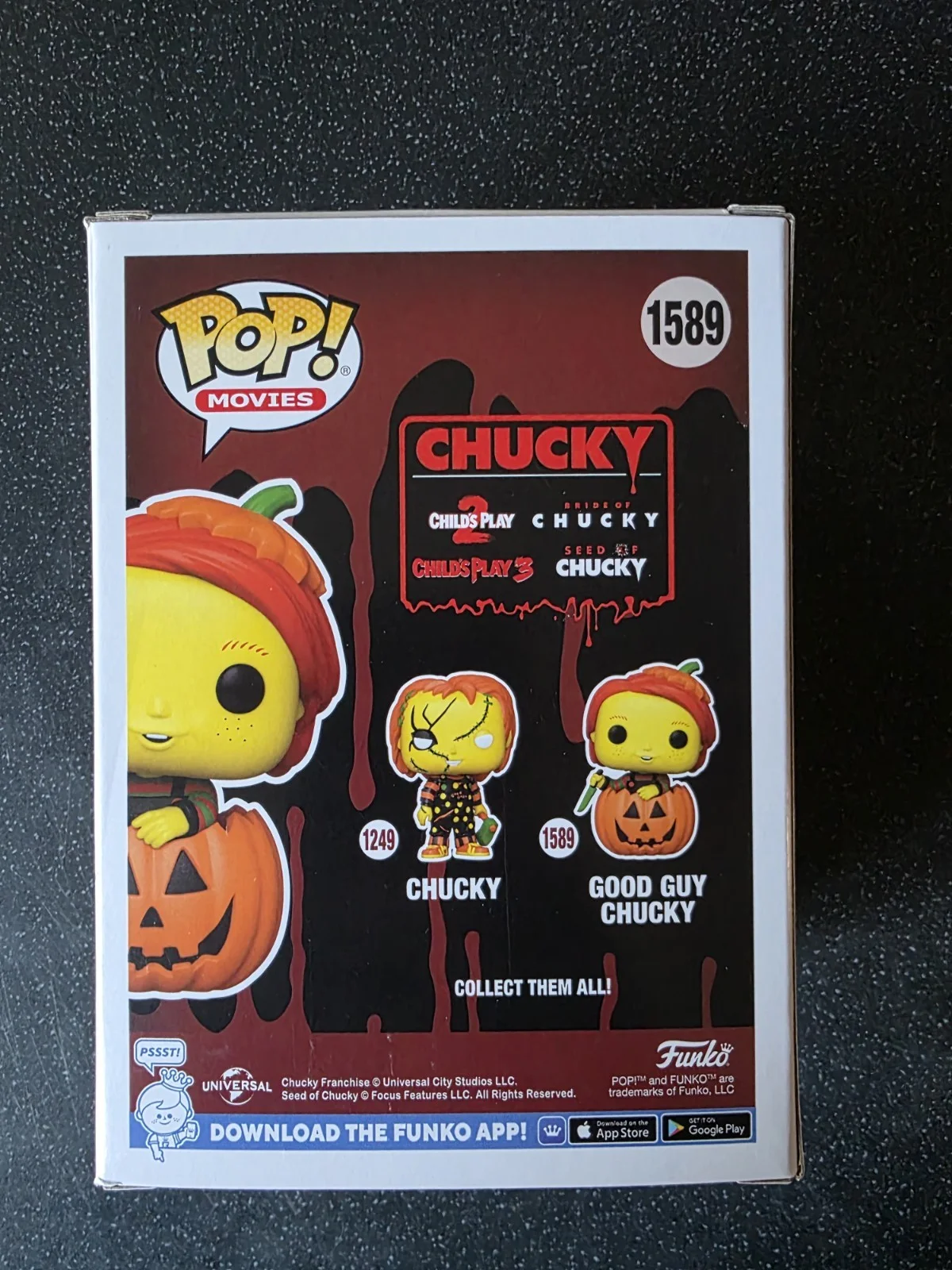 Brad Dourif signed Chucky Funko Pop JSA, image 3