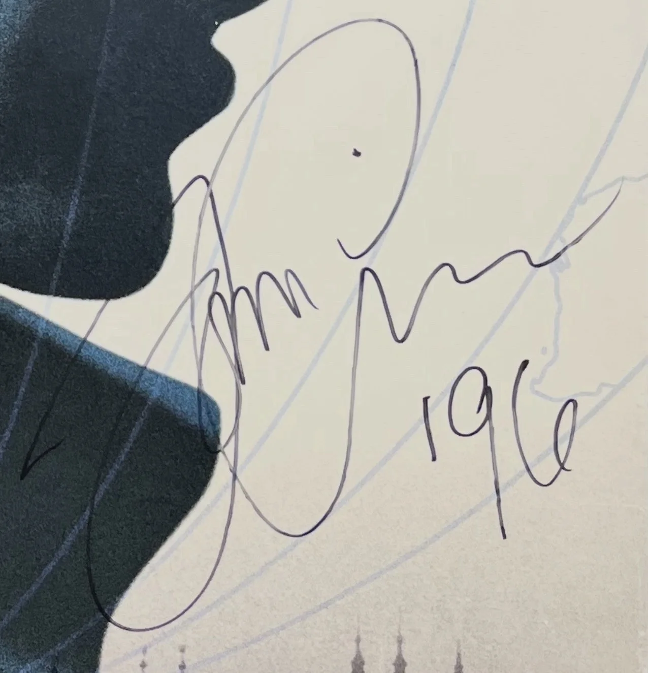 RARE! Tom Cruise Signed Mission Impossible Poster 1996! PROOF!, image 3