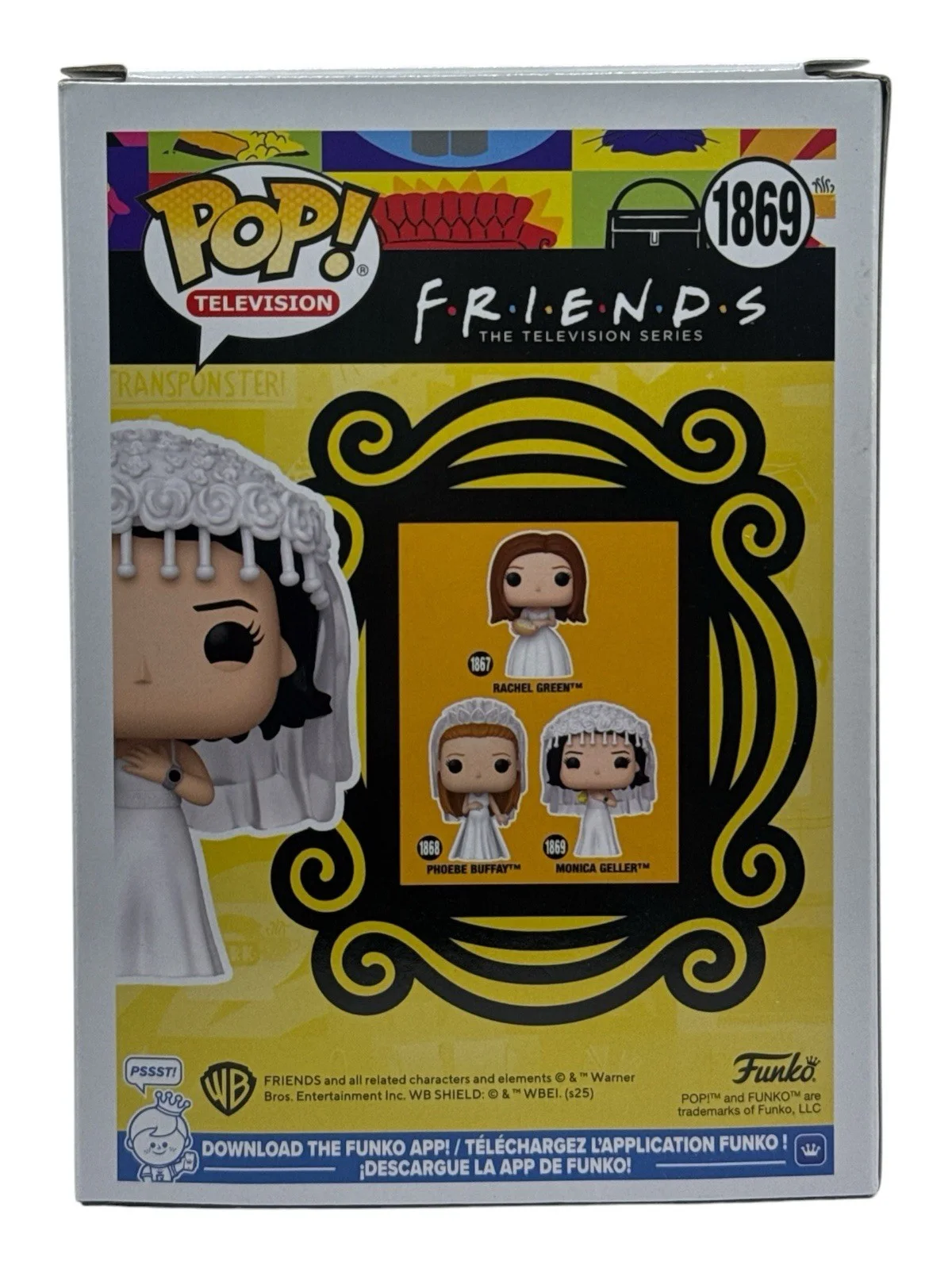 Courteney Cox — Courteney Cox Autograph Signed Friends Monica Geller Funko Pop Beckett COA, изображение 2
