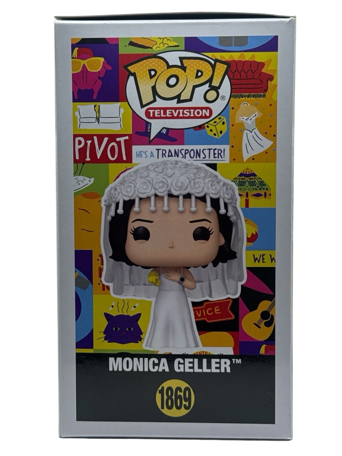 Courteney Cox — Courteney Cox Autograph Signed Friends Monica Geller Funko Pop Beckett COA, изображение 3