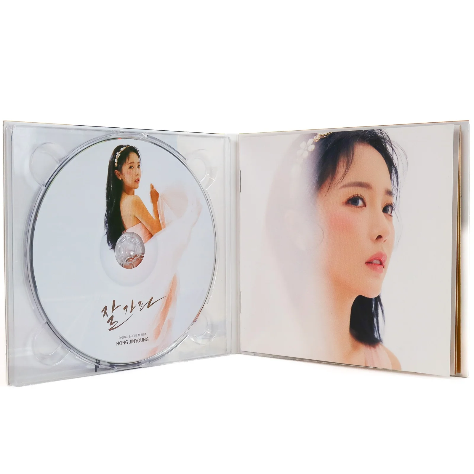 Hong Jin Young - Good Bye Digital Single Album Signed CD Promo 2018 Jinyoung, image 2