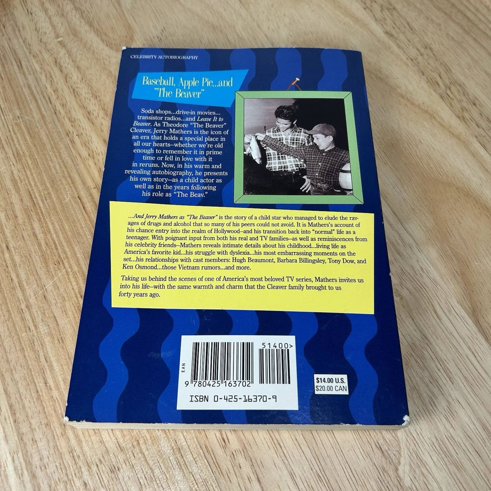 And Jerry Mathers as The Beaver Book AUTOGRAPHED, image 2