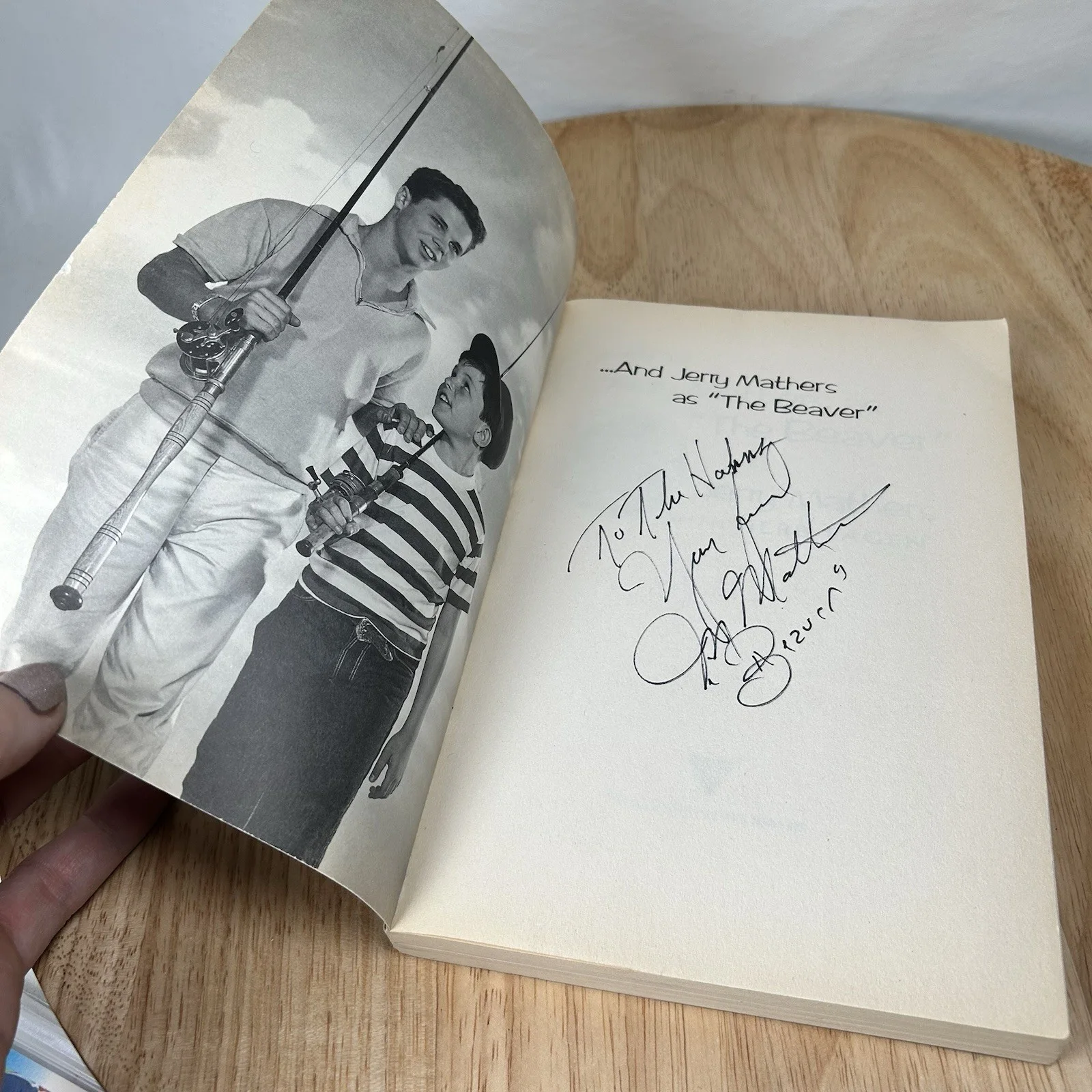 And Jerry Mathers as The Beaver Book AUTOGRAPHED, image 4