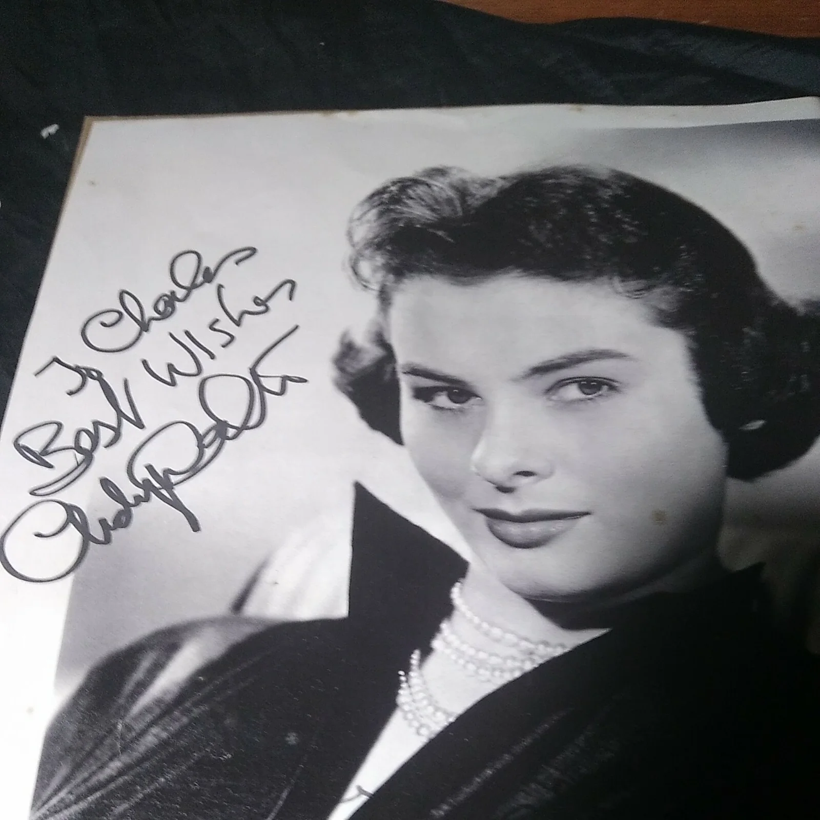 audrey dalton — Autographed Audrey Dalton 8x10" Signed in Person. Titanic, Gunsmoke UNFRAMED, image 2