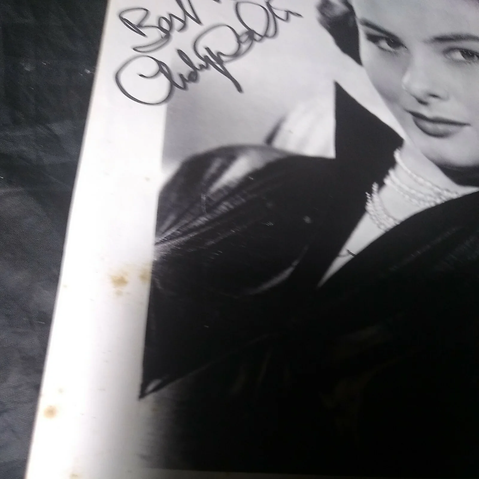 audrey dalton — Autographed Audrey Dalton 8x10" Signed in Person. Titanic, Gunsmoke UNFRAMED, image 3