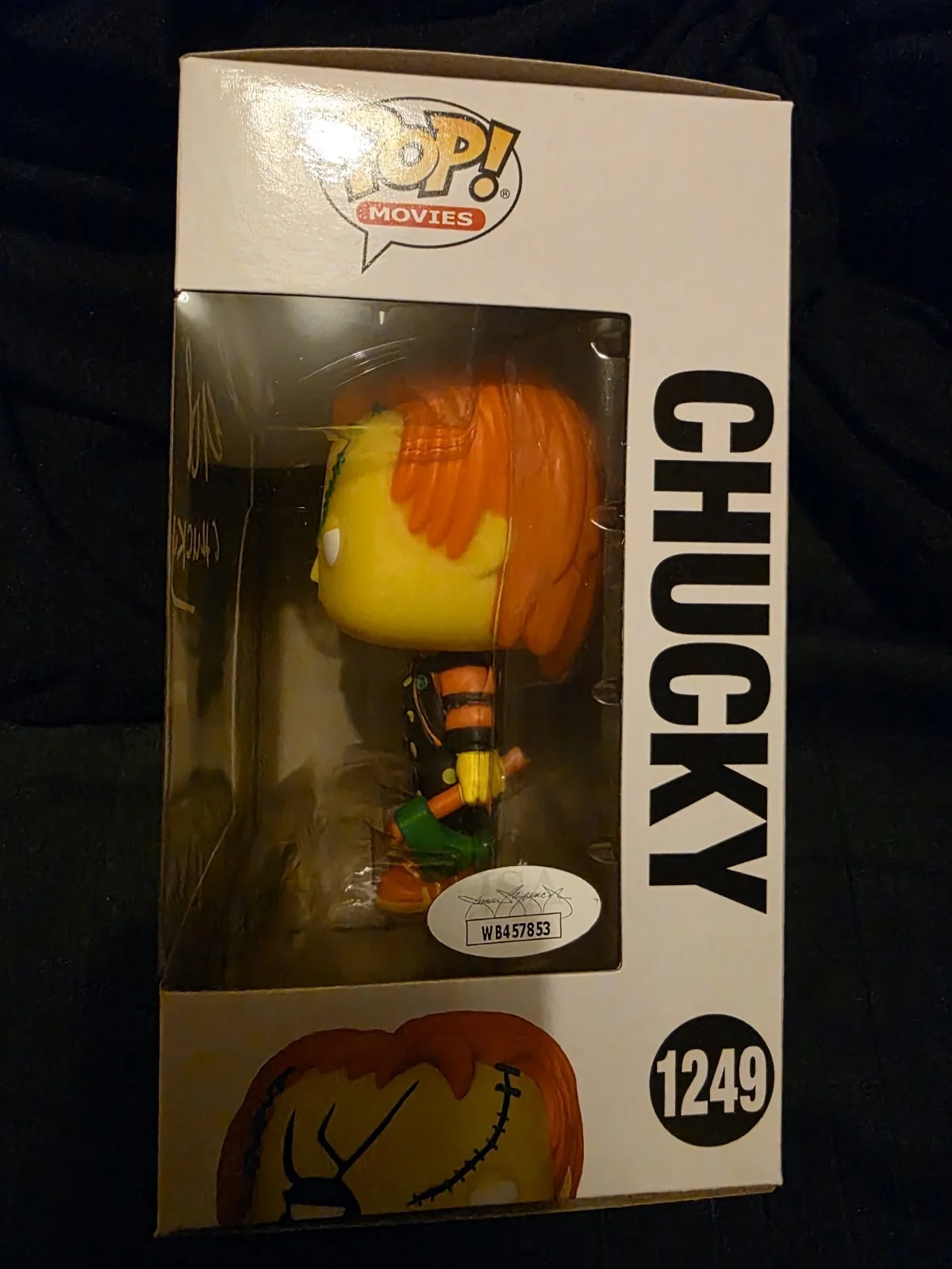 Brad Dourif signed Chucky Funko Pop JSA, image 2