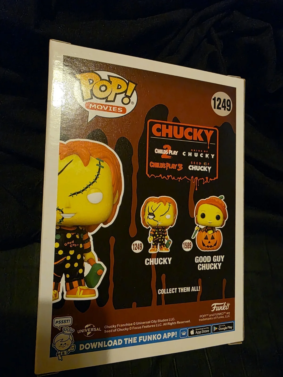 Brad Dourif signed Chucky Funko Pop JSA, image 3