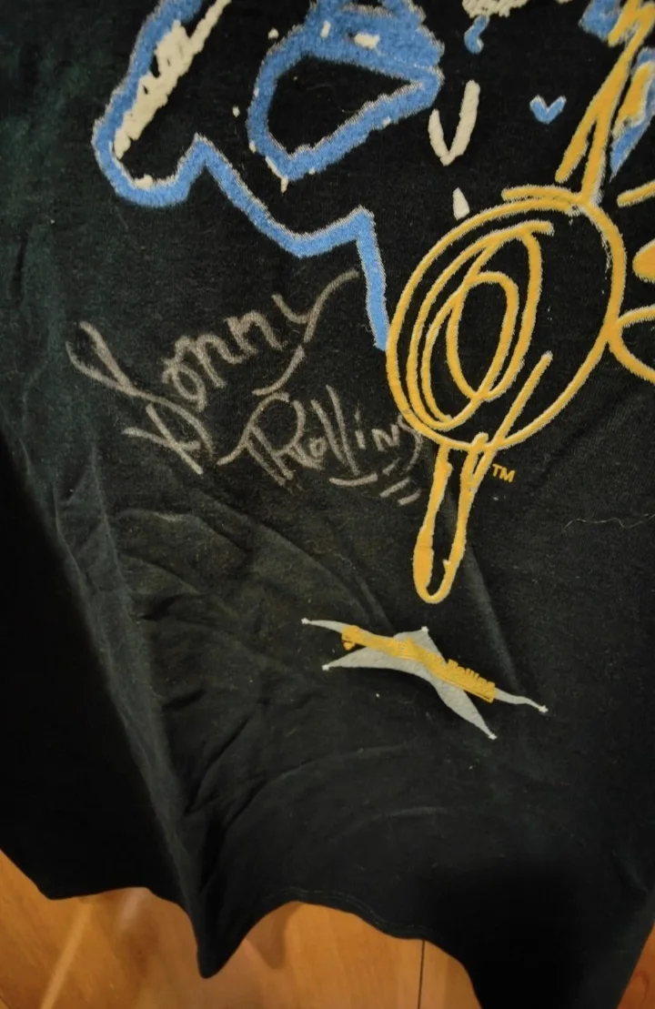 sonny rollins signed shirt saxophone colossus rare jazz, изображение 2
