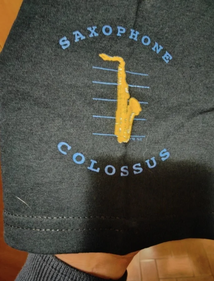 sonny rollins signed shirt saxophone colossus rare jazz, изображение 4