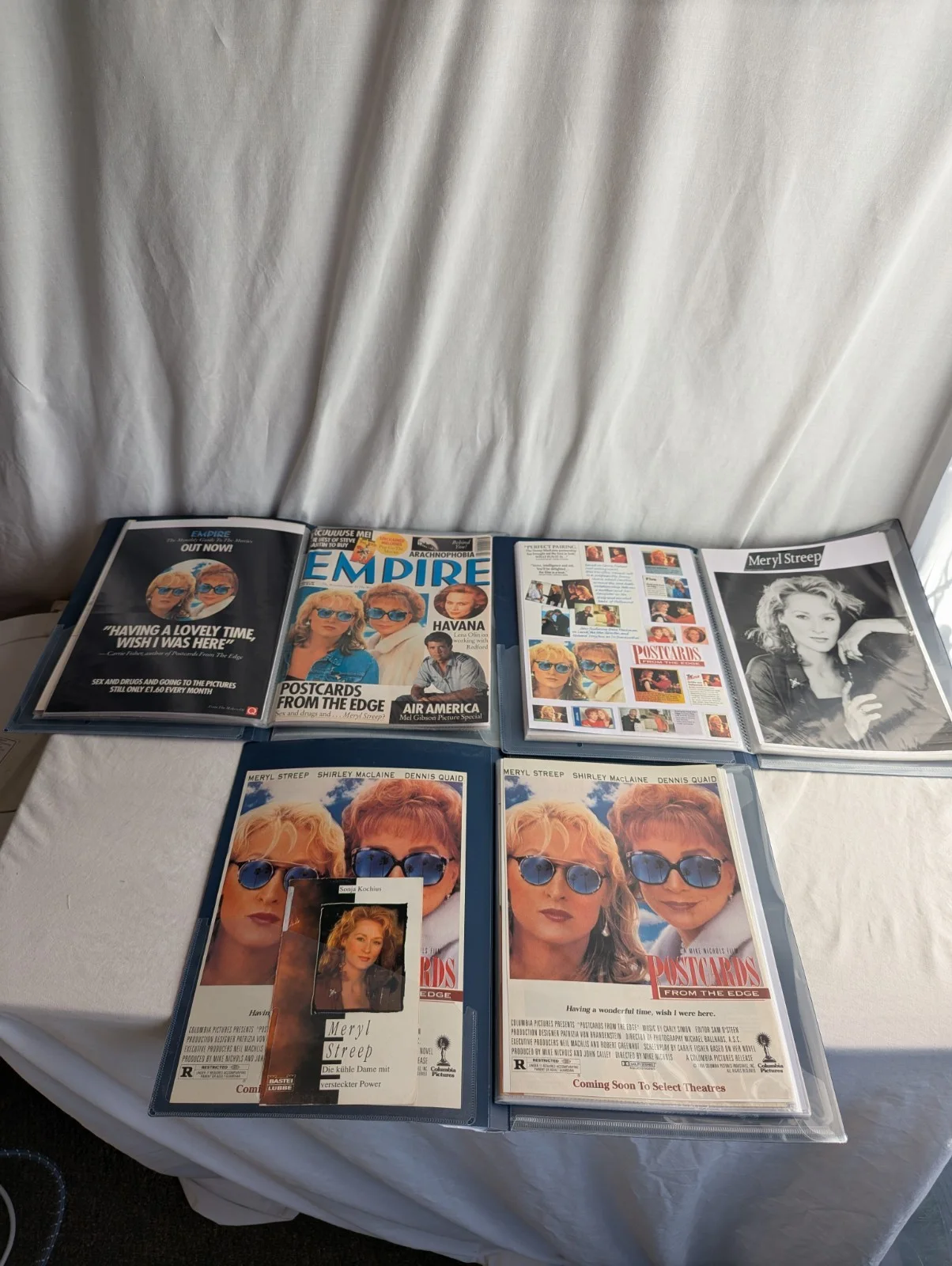 Postcards From The Edge Film Memorabilia Archive Meryl Streep Photos & Articles, изображение 3
