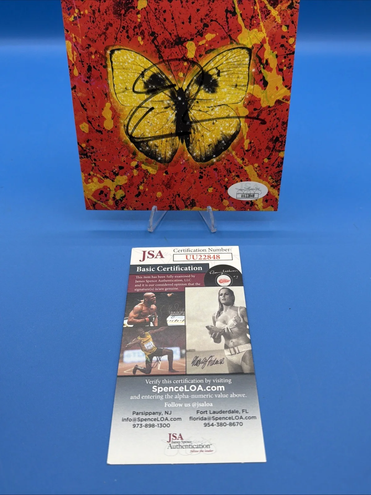 Autographed/Signed Ed Sheeran Shivers Album CD Cover Disk JSA COA, image 2