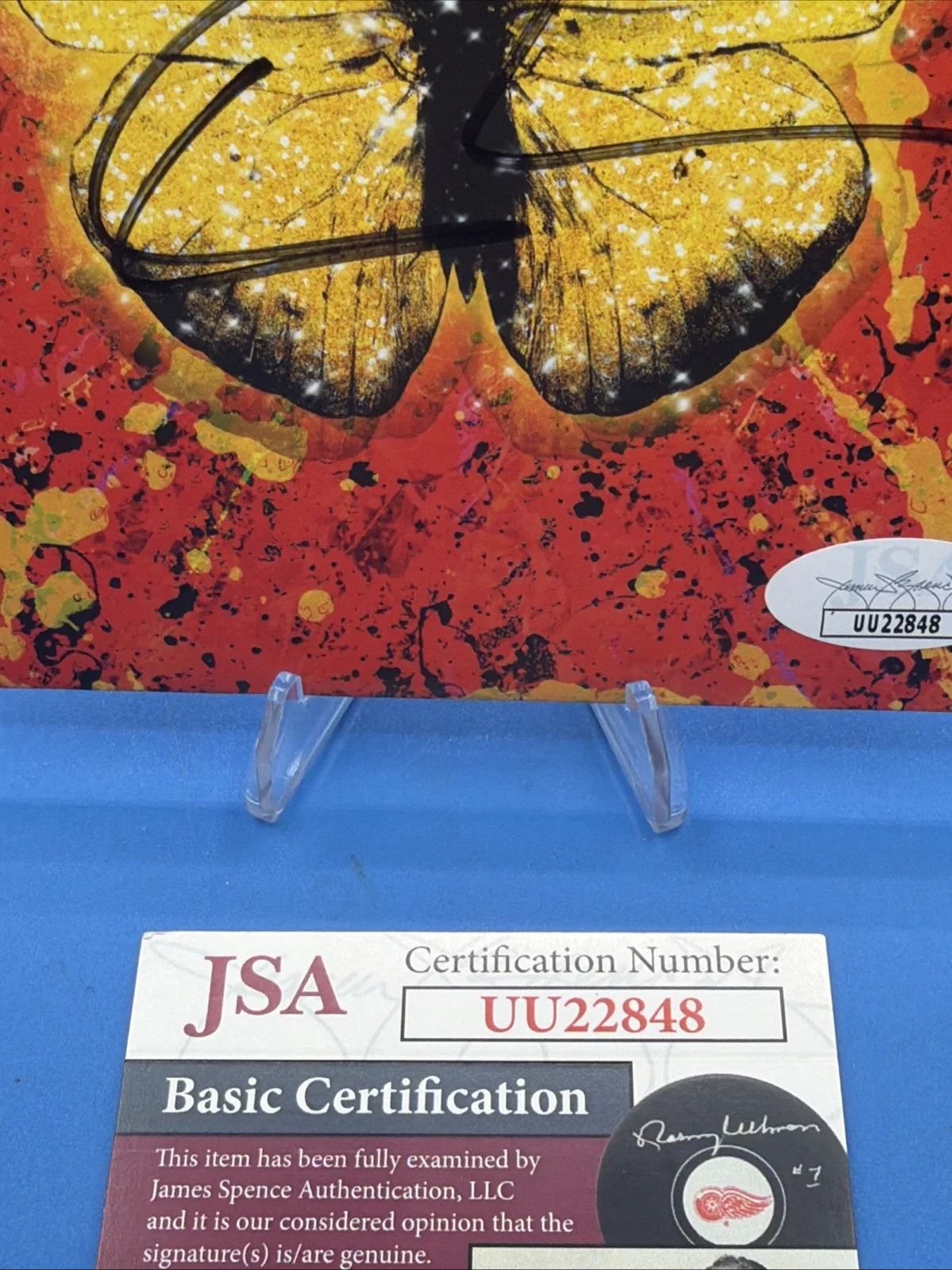 Autographed/Signed Ed Sheeran Shivers Album CD Cover Disk JSA COA, image 3