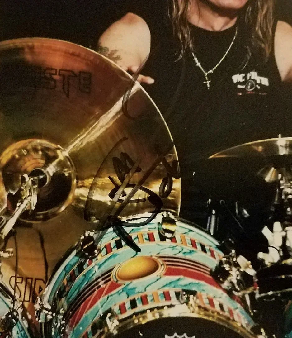 Nicko McBrain Iron Maiden signed autographed 8x10 photo Beckett BAS COA #F97178, image 2