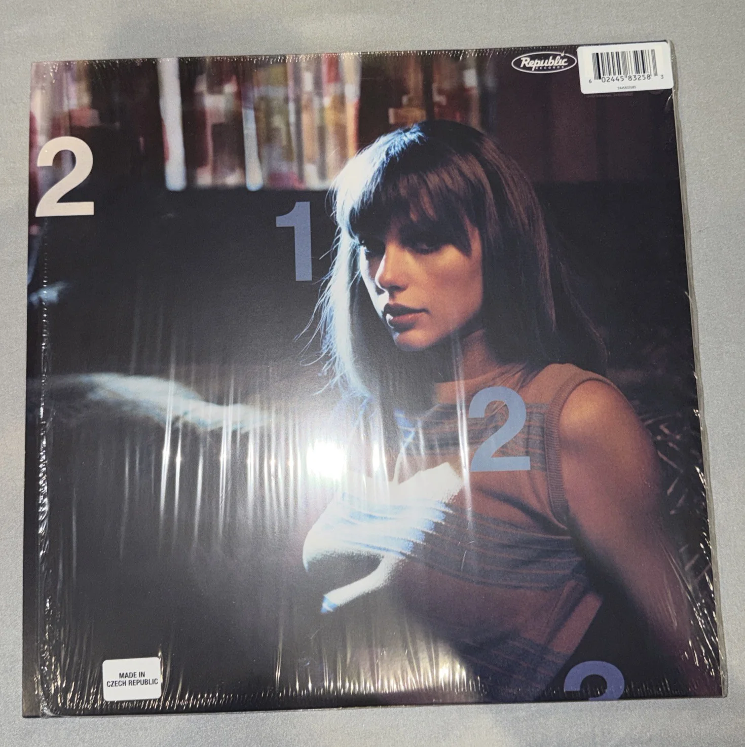 Taylor Swift - Midnights Moonstone Blue Signed Vinyl record Lp With Heart, изображение 2