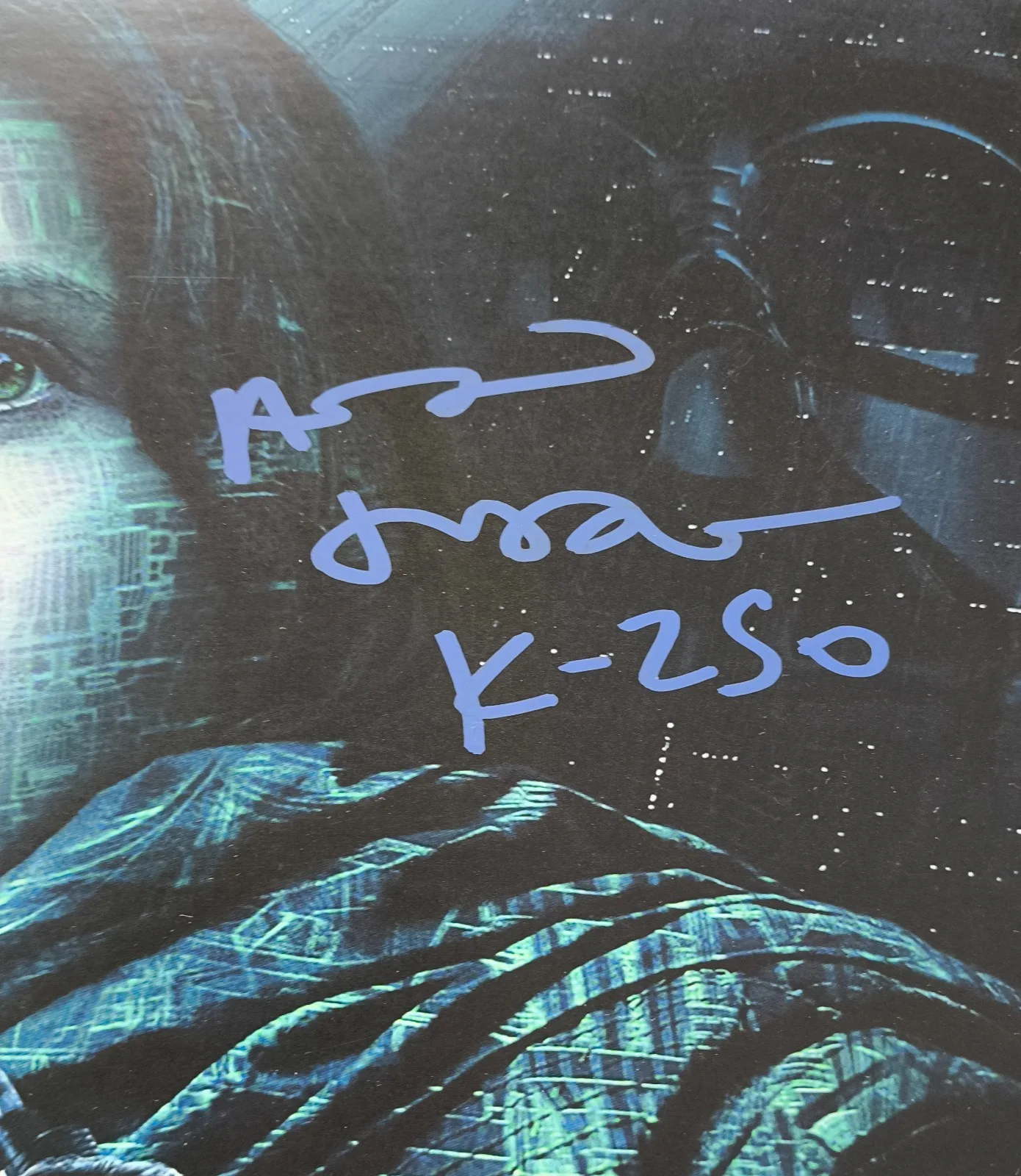 Felicity Jones, Diego Luna, Alan Tudyk — Autograph Felicity Jones ,Diego Luna ,Alan Tudyk 11x17 Poster ( Rogue One ), image 3