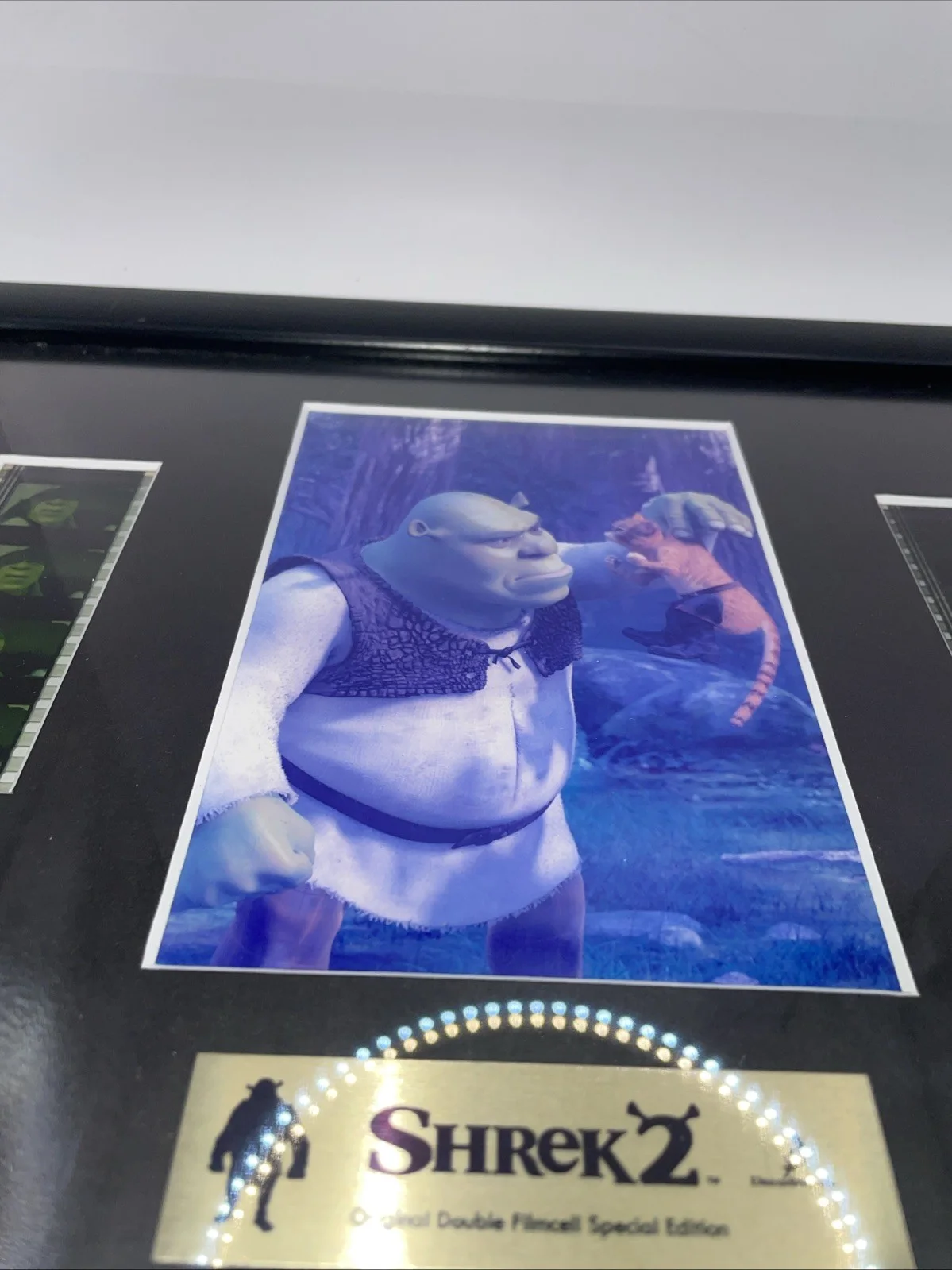 2004 Shrek 2 Framed Film Cell Original 35mm Movie Clip Special Edition With COA, изображение 2