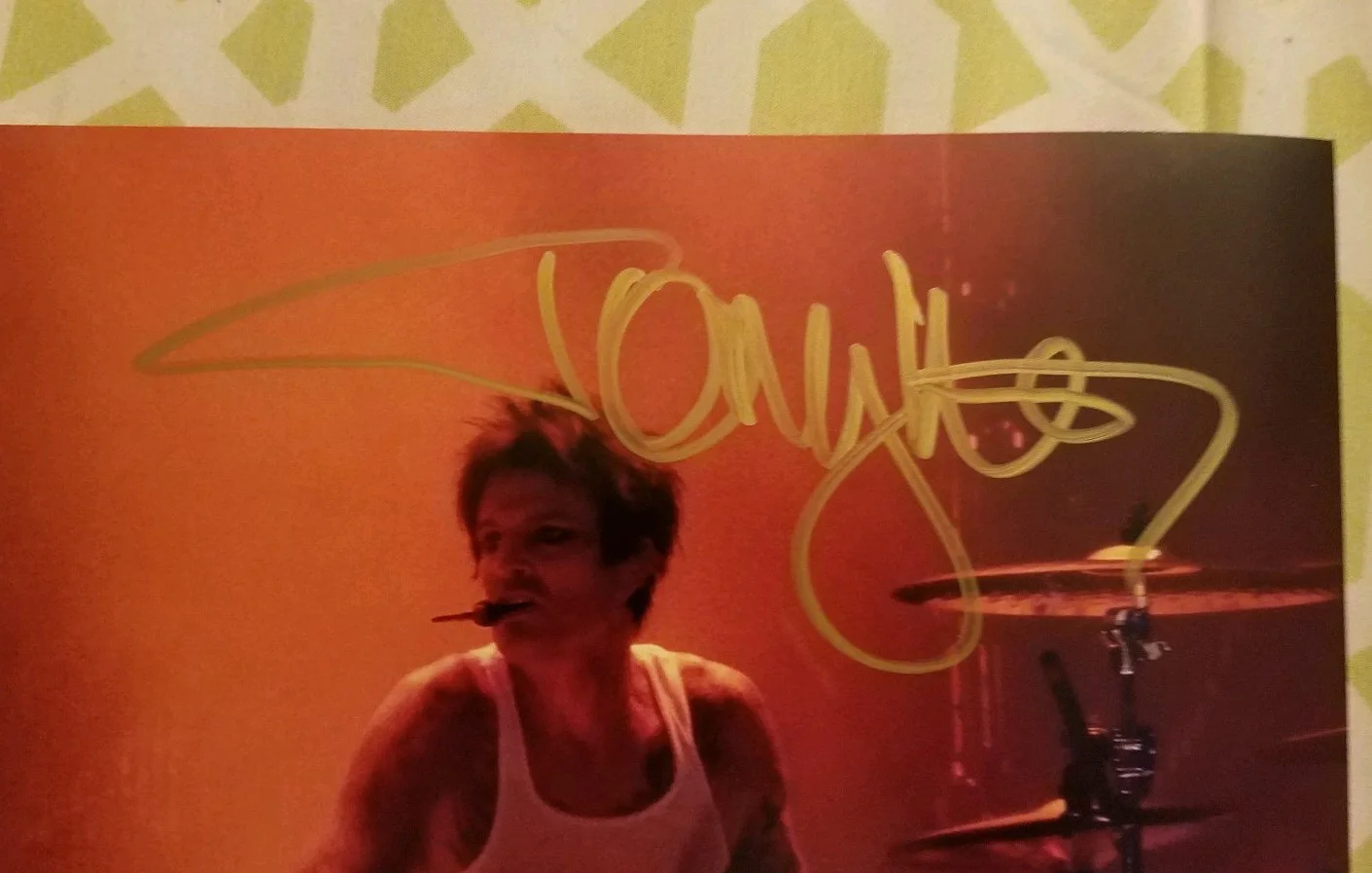 Tommy Lee Motley Crue signed autographed 8x10 photo Beckett BAS COA #G39587, изображение 2