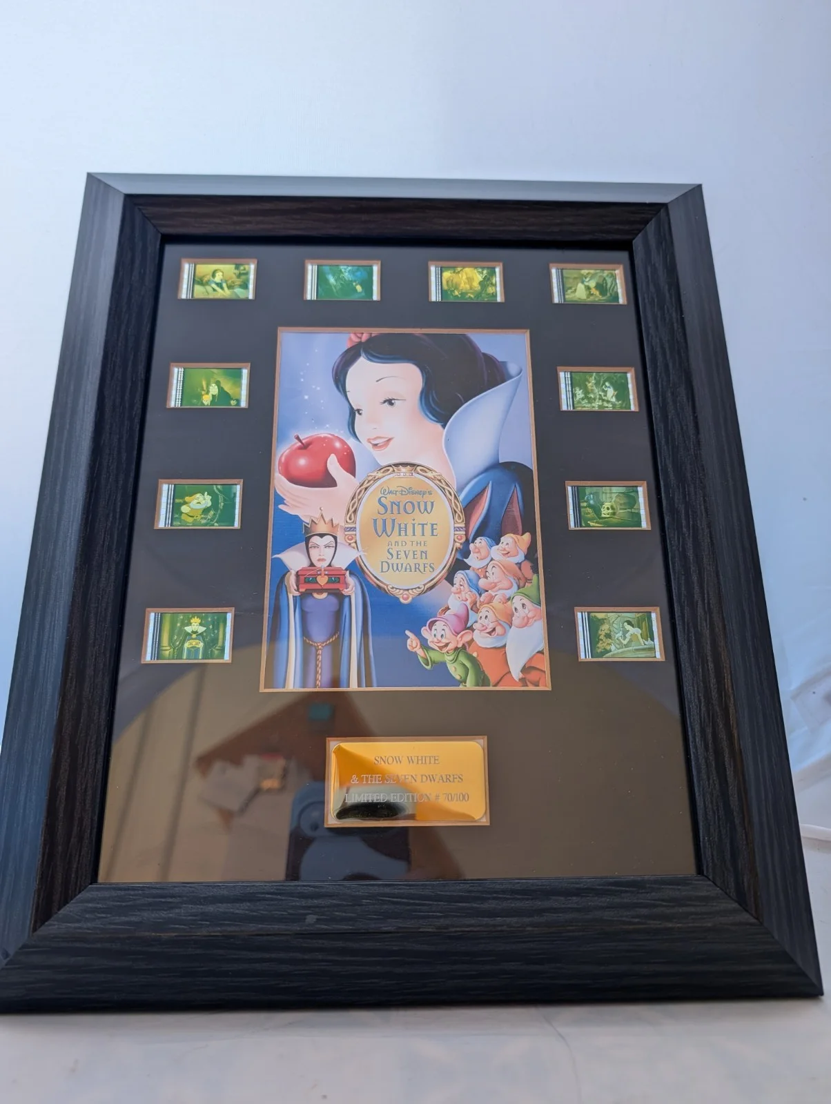 Disney Snow White & The Seven Dwarfs Limited Edition 70/100 Film Cells Framed, изображение 2