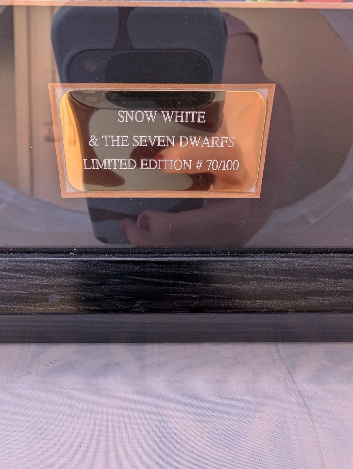 Disney Snow White & The Seven Dwarfs Limited Edition 70/100 Film Cells Framed, изображение 3
