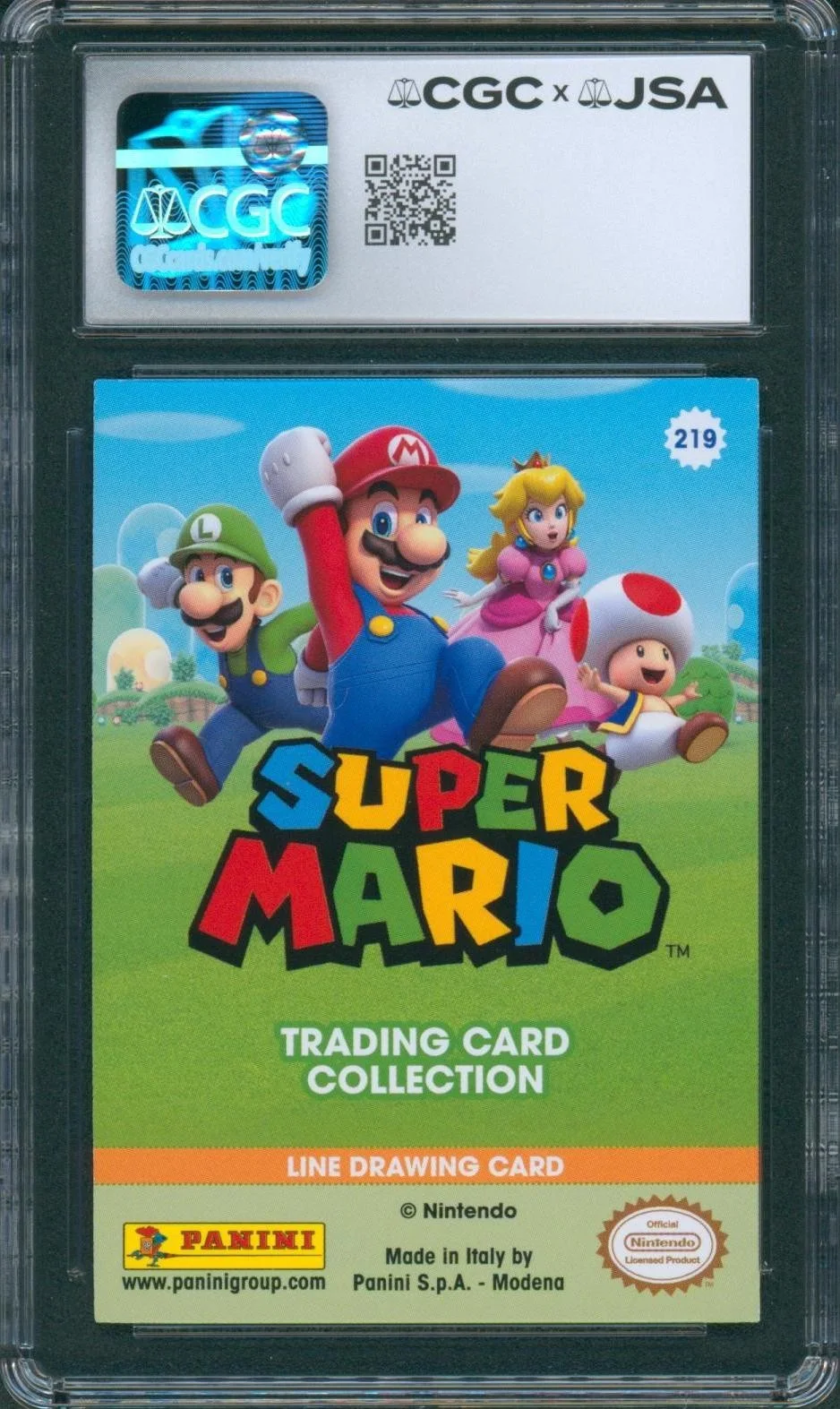 Jen Taylor — Jen Taylor Signed Card Super Mario 2022 Peach Mint+ 9.5 CGC x JSA SLAB, изображение 2