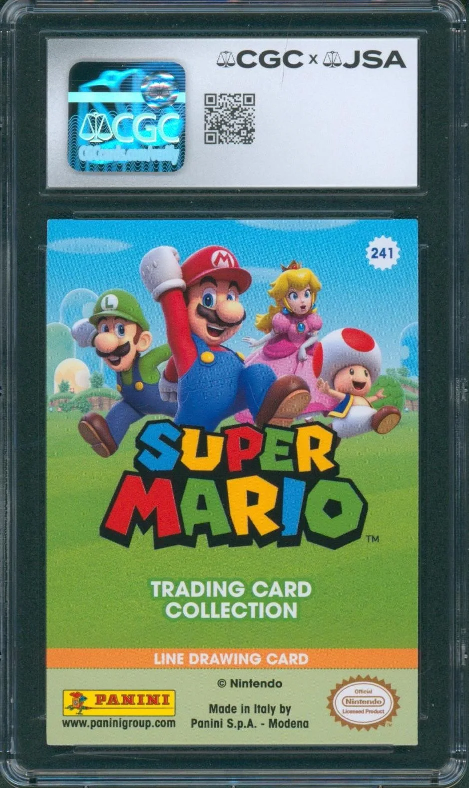 Jen Taylor — Jen Taylor Signed Card Super Mario 2022 Peach Gem Mint 10 CGC x JSA SLAB, изображение 2
