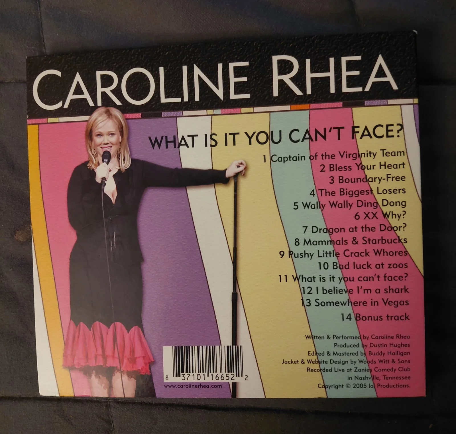 Caroline Rhea Actress hand signed Comedy Cd, image 2