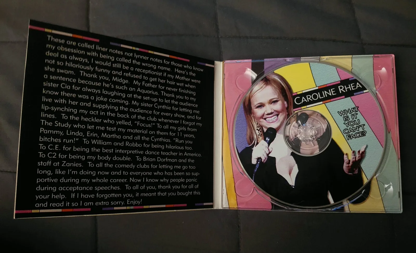 Caroline Rhea Actress hand signed Comedy Cd, image 4
