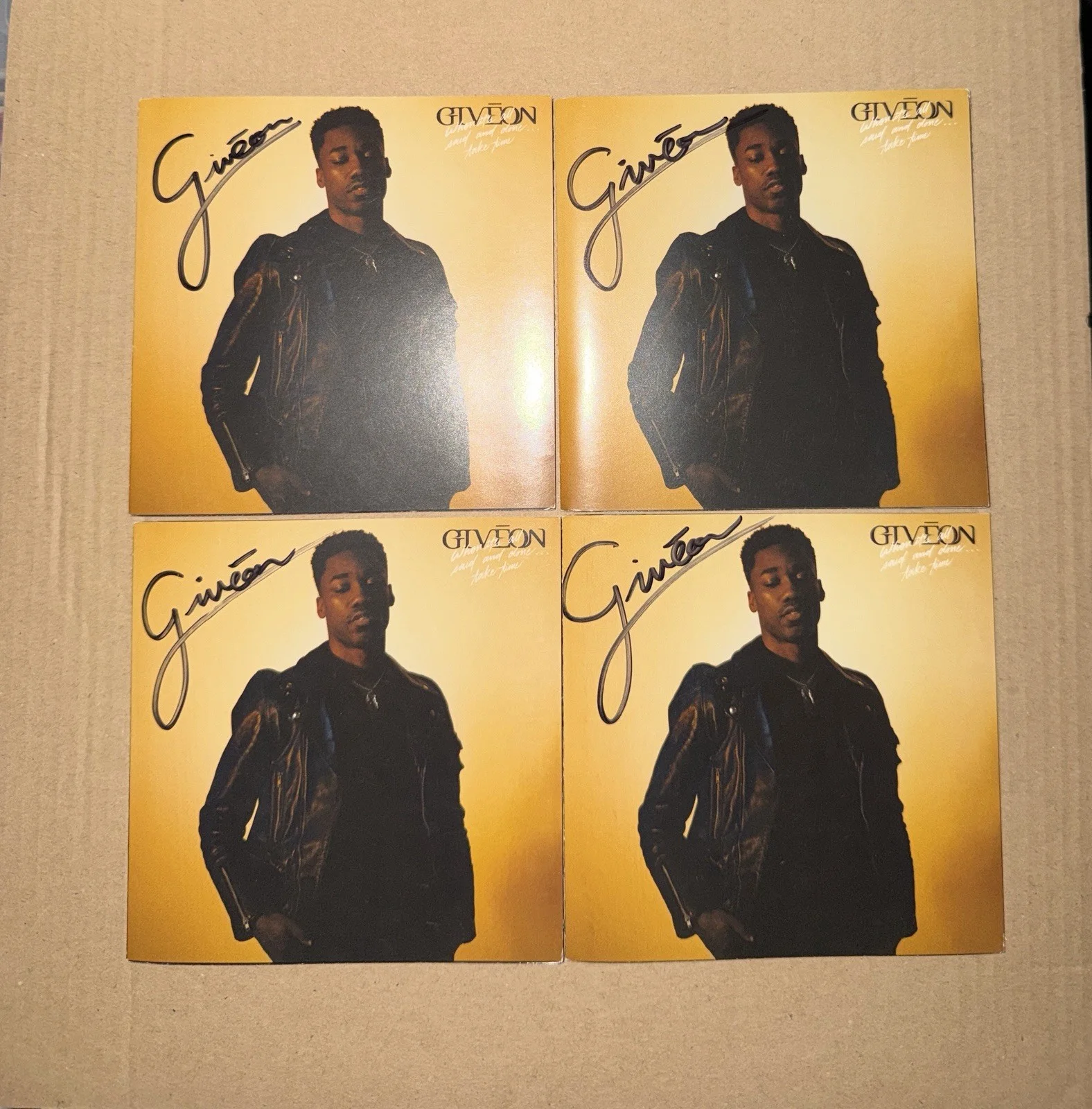 Giveon When It’s All Said And Done Take Time CD Signed Brand New Sealed Rare, изображение 2