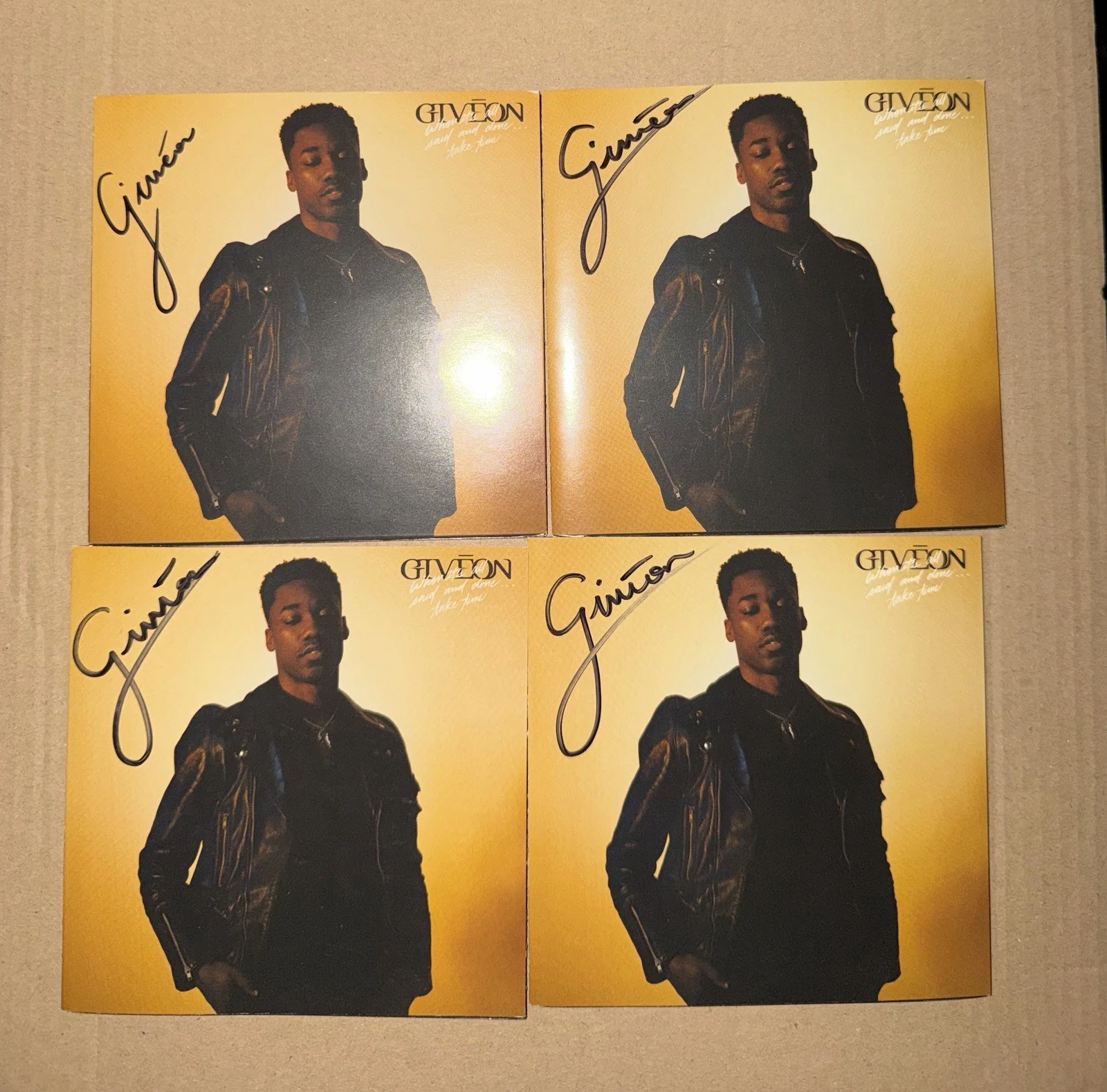 Giveon When It’s All Said And Done Take Time CD Signed Brand New Sealed Rare, изображение 4