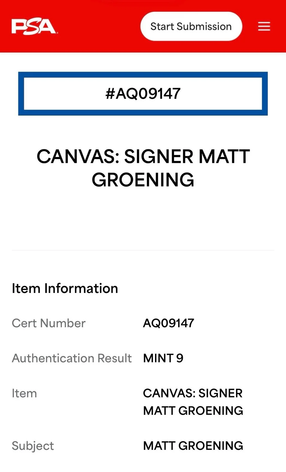 Matt Groening — Matt Groening Autograph & Homer Sketch The Simpsons 8x10 Thin Canvas PSA COA, изображение 3
