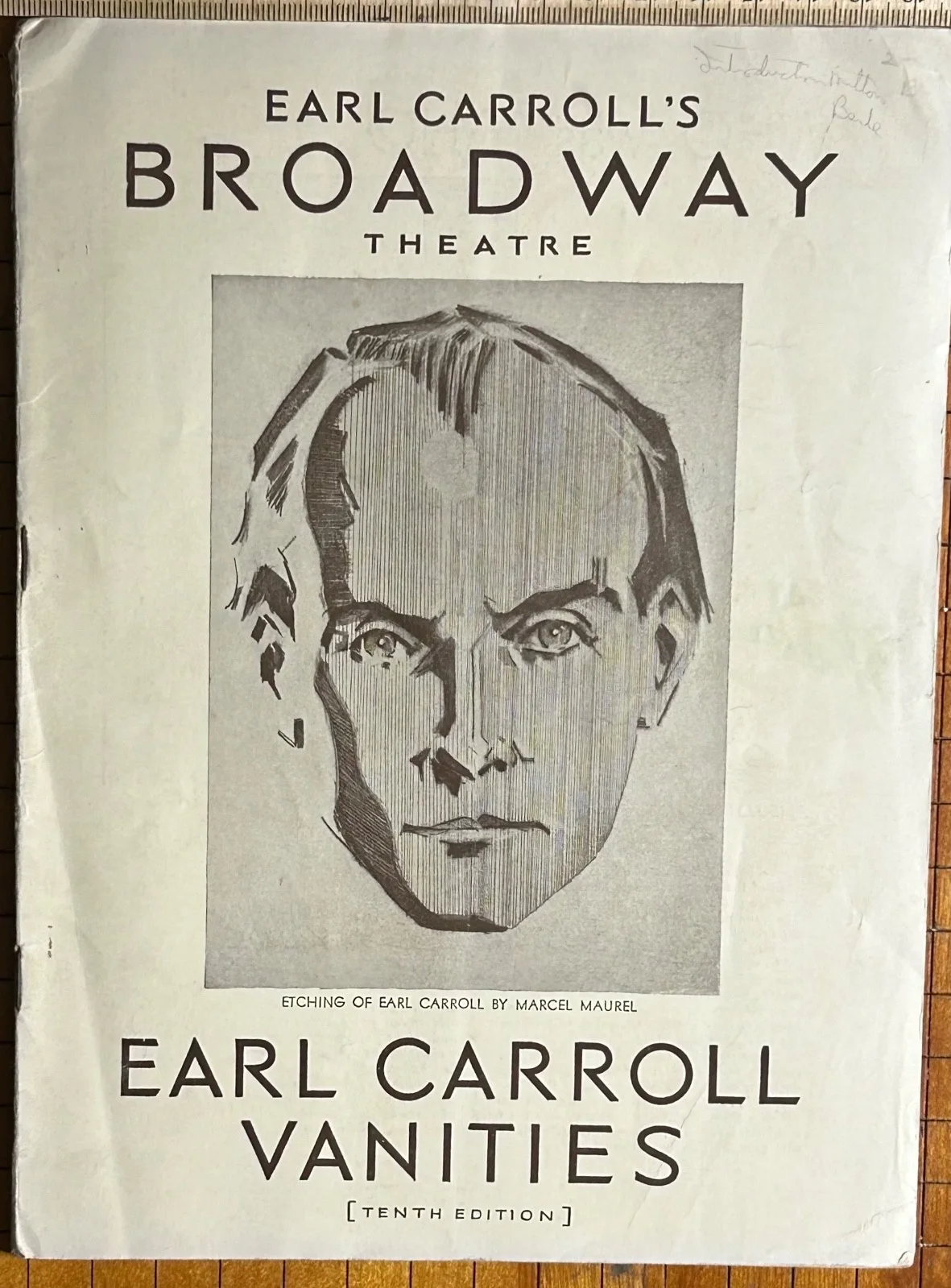 MILTON BERLE—2 SIGNED PLAYBILLS—ZIEGFELD FOLLIES+EARL CARROLL VANITIES, изображение 5