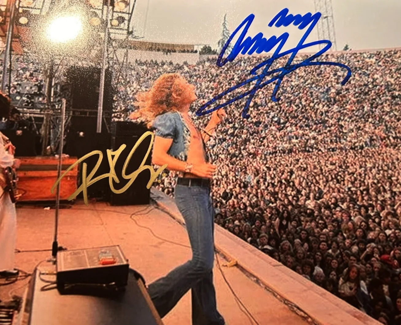 Page, Plant Signed LED ZEPPELIN 8x10" Authentic Original Autograph GENUINE w/COA, image 5