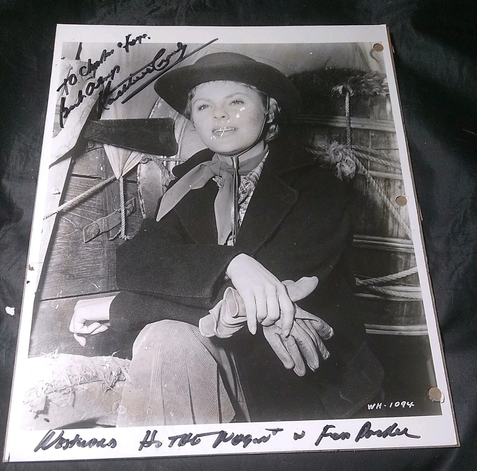 Kathleen Crowley — Hand Signed Kathleen Crowley 8x10 Signed in Person " Westward Ho The Wagons", image 2