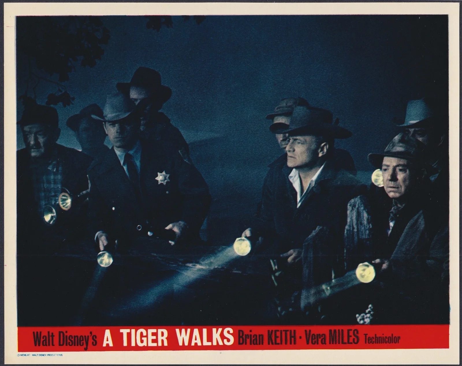 A Tiger Walks 8x ORIGINAL UK FOH Lobby Cards DISNEY Vera Miles 1964, изображение 5