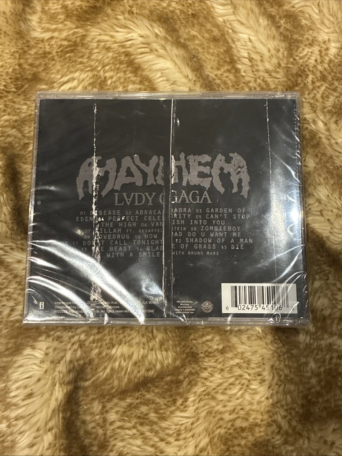 Lady Gaga MAYHEM Store Exclusive CD (Signed), image 2