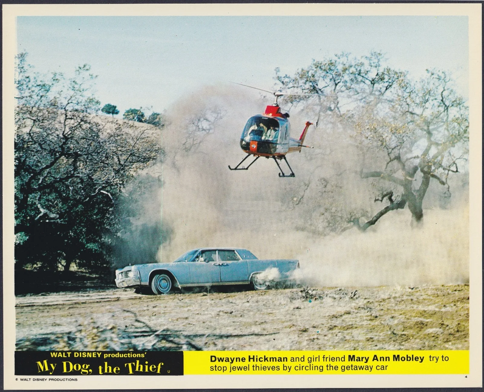 My Dog the Thief 8x ORIGINAL UK FOH Lobby Cards DISNEY 1969, изображение 5