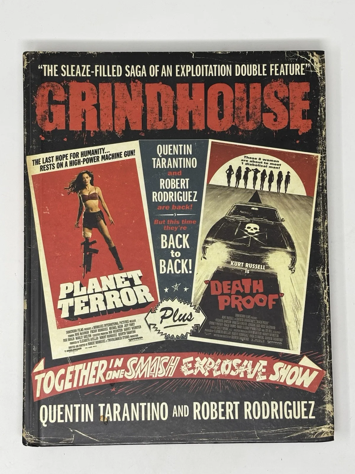 Robert Rodriguez — RARE! GRINDHOUSE SIGNED AUTOGRAPHED BOOK RODRIGUEZ, DAWSON, MCGOWAN, RODRIGUEZ