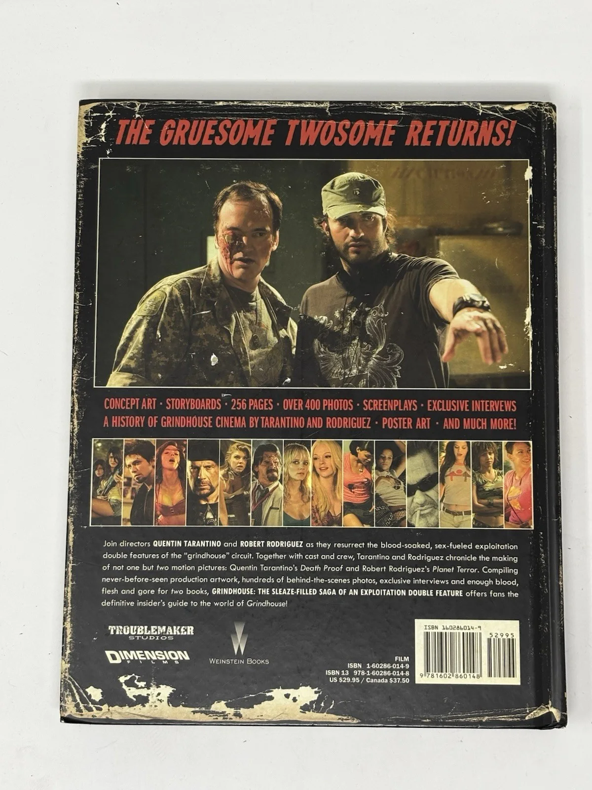 Robert Rodriguez — RARE! GRINDHOUSE SIGNED AUTOGRAPHED BOOK RODRIGUEZ, DAWSON, MCGOWAN, RODRIGUEZ, image 2