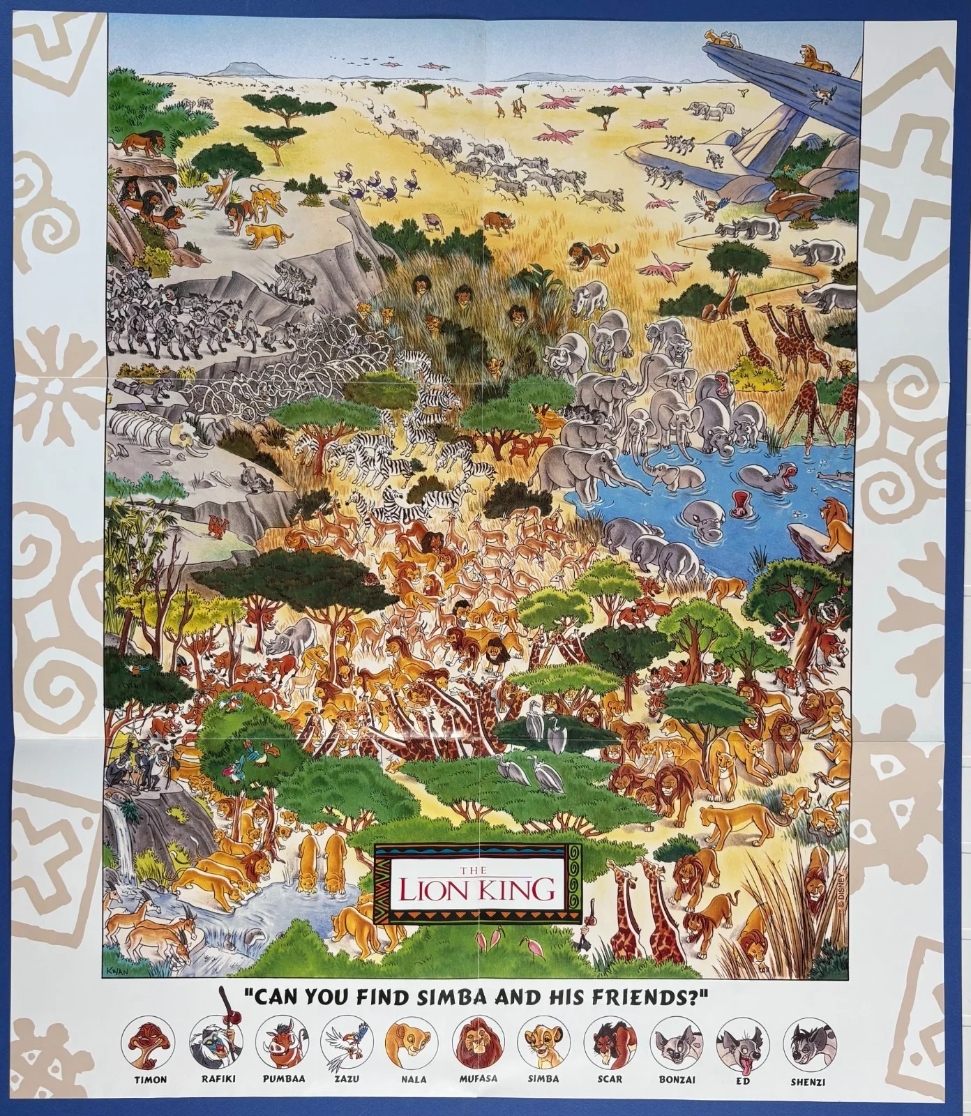 Lion King ORIGINAL Press Book + Education Guide Walt Disney 1994, image 3