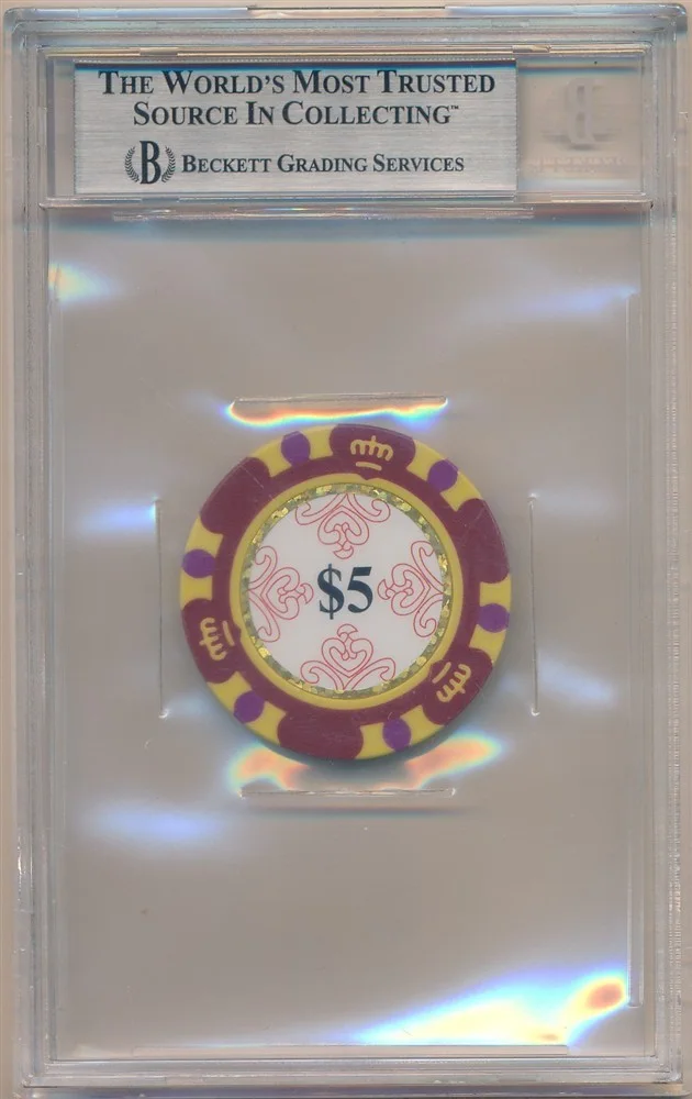 Charlie Sheen — CHARLIE SHEEN SIGNED AUTOGRAPH LAS VEGAS POKER CHIP BGS AUTHENTIC AUTO BAS SP, изображение 2