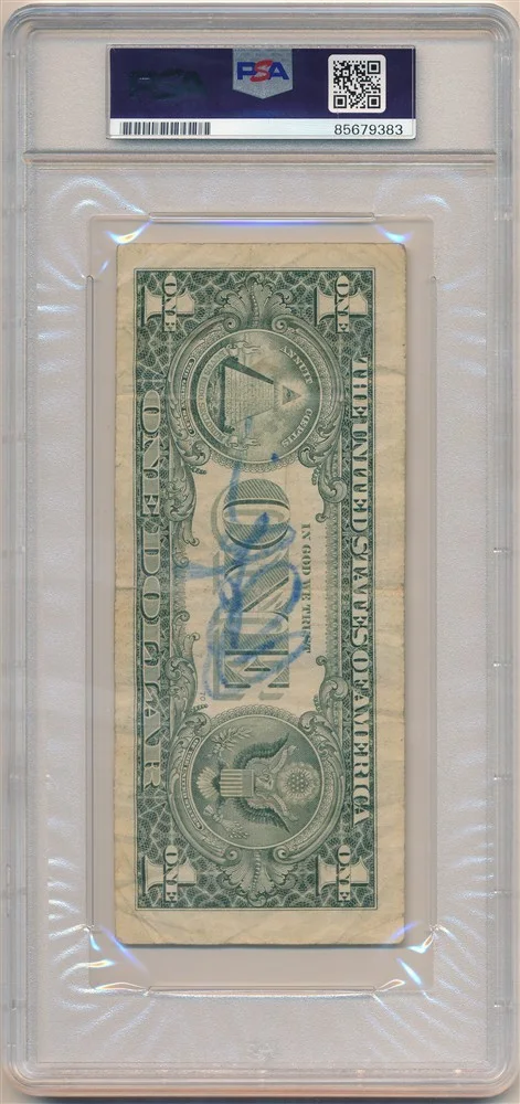 Charlie Sheen — CHARLIE SHEEN SIGNED AUTOGRAPH WALL STREET $1 ONE DOLLAR PSA AUTHENTIC AUTO SP, image 2