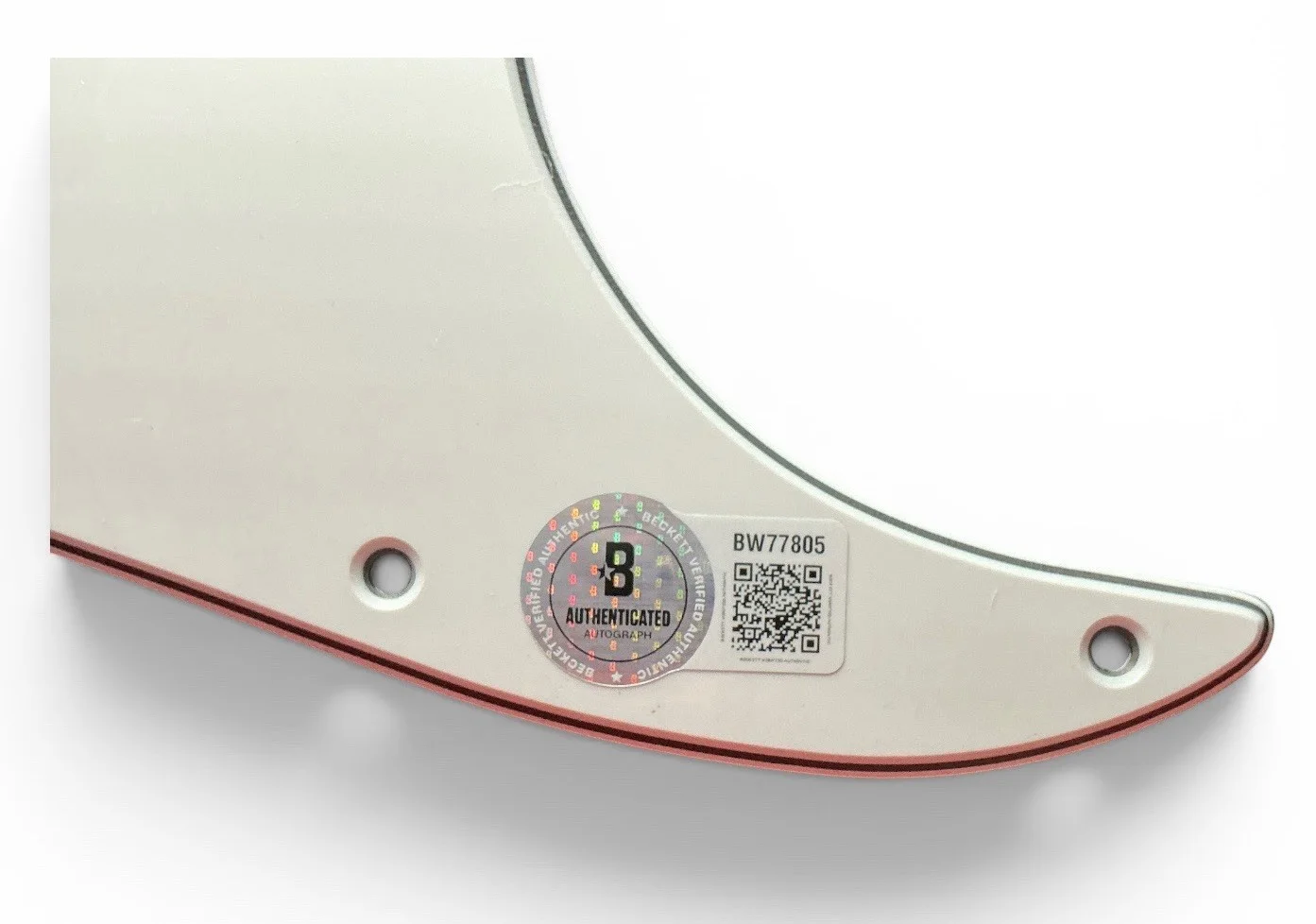 Brad Paisley Autograph Signed Stratocaster Pickguard with Beckett COA, image 3